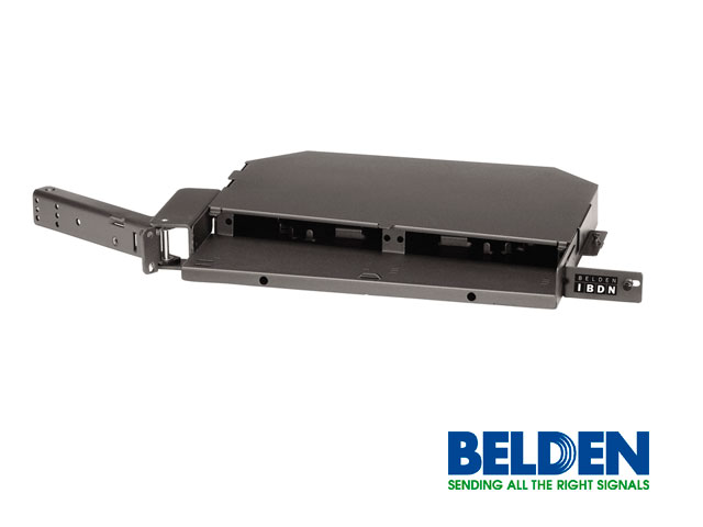 CHAROLA FIBRA OPTICA RACK BELDEN AX100041 P/2 ADAPTADORES