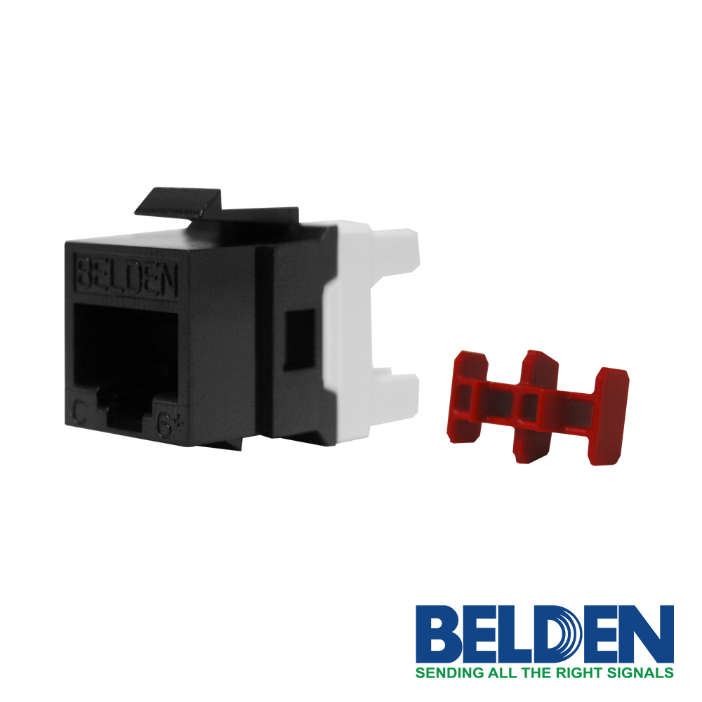 CONECTOR JACK BELDEN AX101321 RJ45 CAT6 T568A/B NEGRO