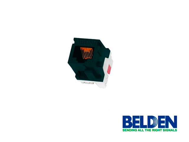 CONECTOR JACK BELDEN AX102283  RJ45 CAT6A T568A/B NEGRO