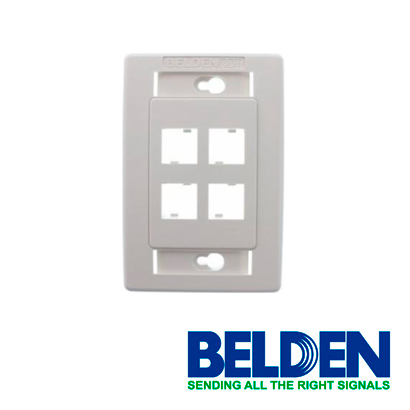 PLACA DE PARED BELDEN AX101437 4PTO UNIVERSAL