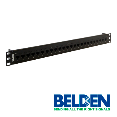 PATCH PANEL BELDEN AX103253 CAT6 24PTOS 1U PRECARGADO