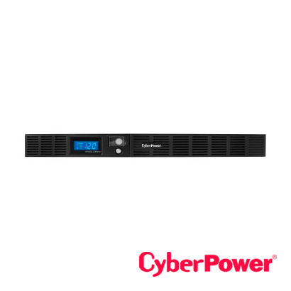 NO-BREAK UPS OR1000LCDRM1U CYBERPOWER 1000VA 6 CONT MONTABLE EN RACK 1U, LCD INTELIGENTE MULTIFUNCION
