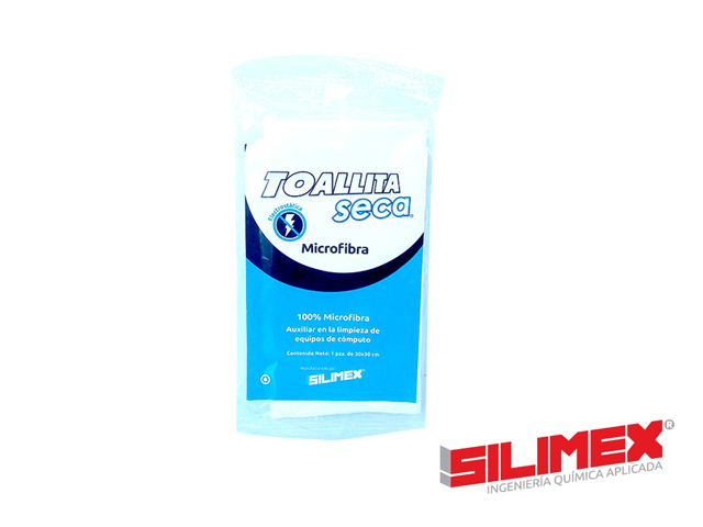 TOALLA DE MICROFIBRA PARA LIMPIEZA SILIMEX TOALLA