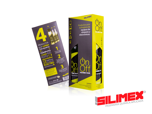 KIT ON/OFF LIMPIEZA SILIMEX AIRE+LIMPIADOR+TOALLA+SPRAY