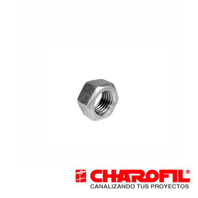CHAROFIL TUERCA HEXAGONAL 3/8 - (9.5 MM) CH-TCA-H-9