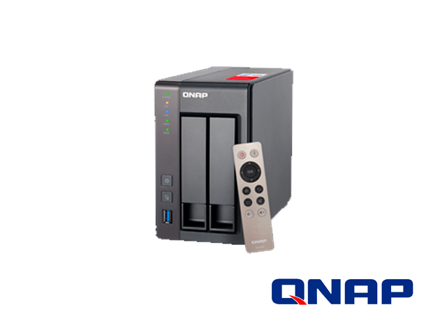 NAS SIST ALMACENAMIENTO RED QNAP TS-251+-2G 2BAHIAS HDMI