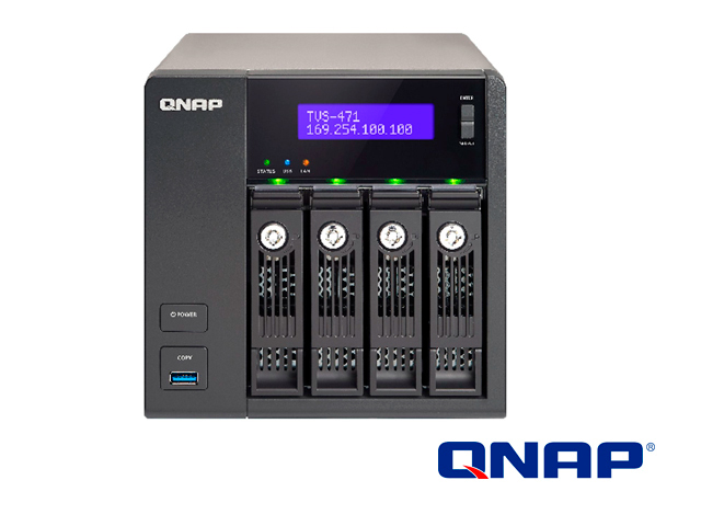 NAS TURBO  QNAP TVS-473e-8G-US  8GB PCIe