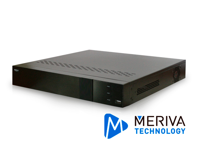 NVR 32CH CON 16CH POE VIDEO MERIVA TECHNOLOGY MNVR4532-16P  4DD 16POE SOPORTA TECNOLOGÍA CIP Y ONVIF SOFTWARE N9000
