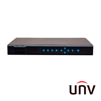 NVR 16CH 8-POE UNV NVR202-16EP 80MBPS NO-ANALITICA