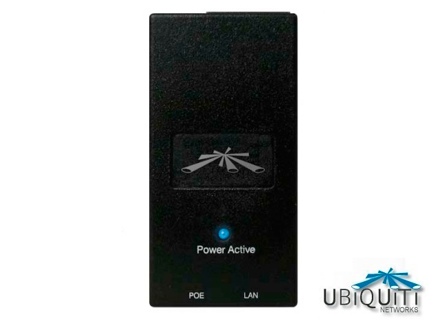 INYECTOR POE PASIVO UBIQUITI POE-15V