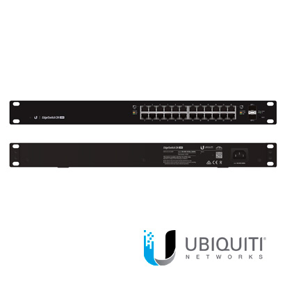 SWITCH POE+ 24GIGA/24POE 2SFP ADMINISTRABLE-L24 UBIQUITI ES-24-250W