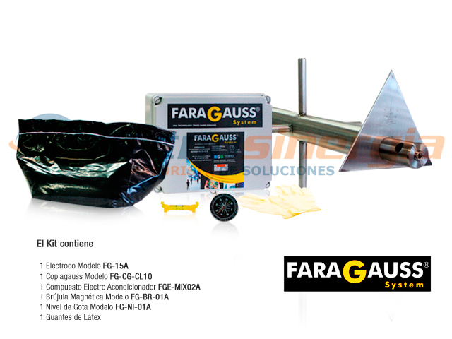 TIERRA FISICA FARAGAUSS KIT LIGHT ELECTRO+SINCRO+COMPUESTO