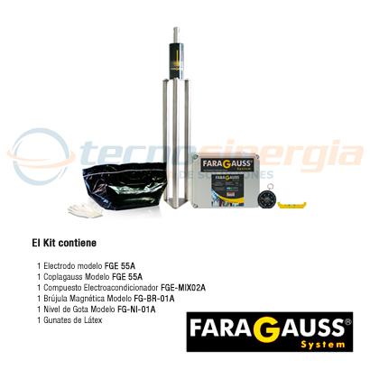 TIERRA FISICA FARAGAUSS KIT FGE-55K