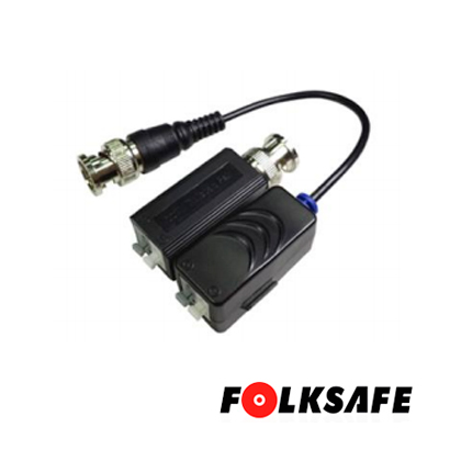 TRANSCEPTORES HD 5MP FOLKSAFE FS-HDP4100C AHD/TVI/CVI PUSH-IN CON CONECTOR, AISLADOR DE RUIDO Y PROTECTOR DE VOLTAJE. CONECTOR 100% COBRE.