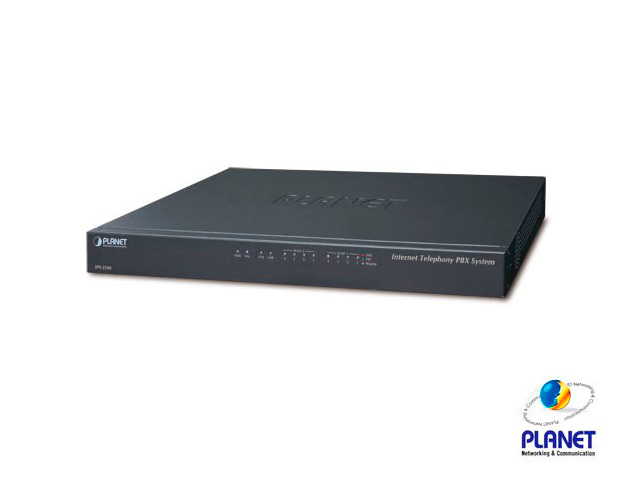 IP PBX PLANET IPX-2500 BASADO EN ASTERISK 500USUARIOS 2SLOTS