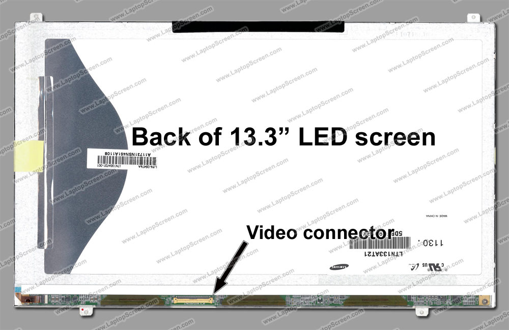 13.3-inch WideScreen (11.3\"x7.1\") WXGA (1366x768) HD Matte LED LTN133AT21