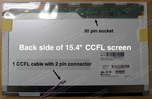 15.4-inch WideScreen (13.1"x8.2") WXGA (1280x800)Â  Glossy CCFL 1-Bulb QD15TL02-06