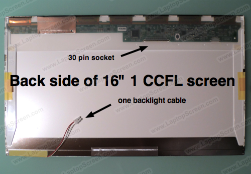 16-inch WideScreen (14"x7.9") WXGA (1366x768) HD Glossy CCFL 1-Bulb LTN160AT01-C01