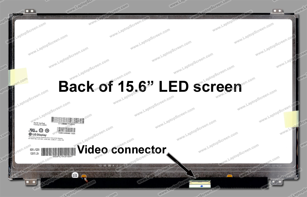 15.6-inch WideScreen (13.6\"x7.6\")  WXGA (1366x768) HD Glossy LED LP156WH3(TL)(BD)