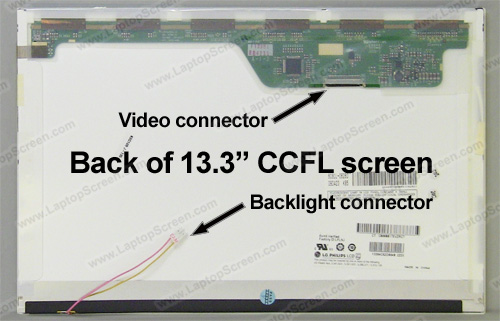 13.3-inch WideScreen (11.3\"x7.1\") WXGA (1280x800) Glossy CCFL 1-Bulb N133I1-L04 REV.C1