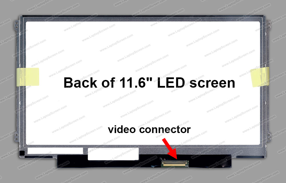 11.6-inch WideScreen (10.08"x5.67") WXGA (1366x768) HD Glossy LED N116BGE-L42 REV.B2