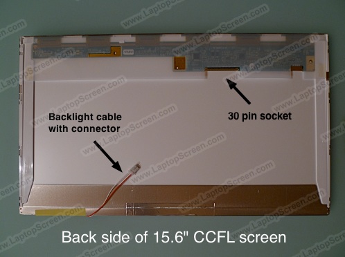15.6-inch WideScreen (13.6\"x7.6\") WXGA (1366x768) HD Glossy CCFL 1-Bulb B156XW01