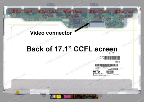 17-inch WideScreen (14.4\"x9\") WUXGA (1920x1200) Matte CCFL 1-Bulb LTN170WU-L01