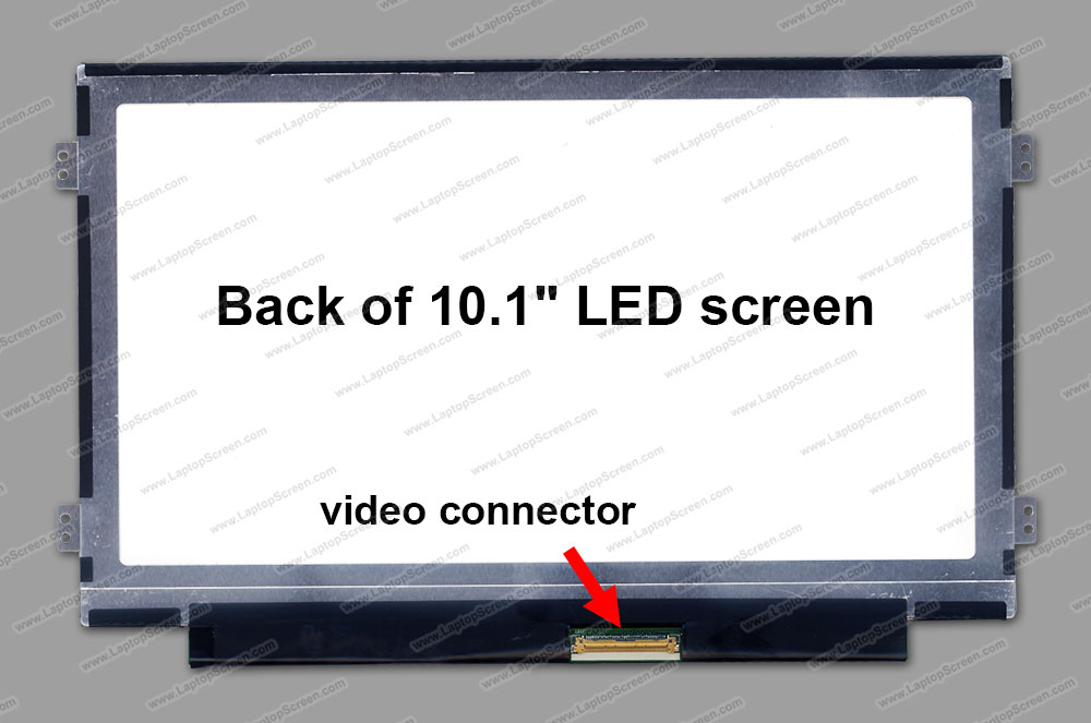 10.1-inch WideScreen (8.74"x4.92") WSVGA (1024x600)  Glossy LED LTN101NT05-B01