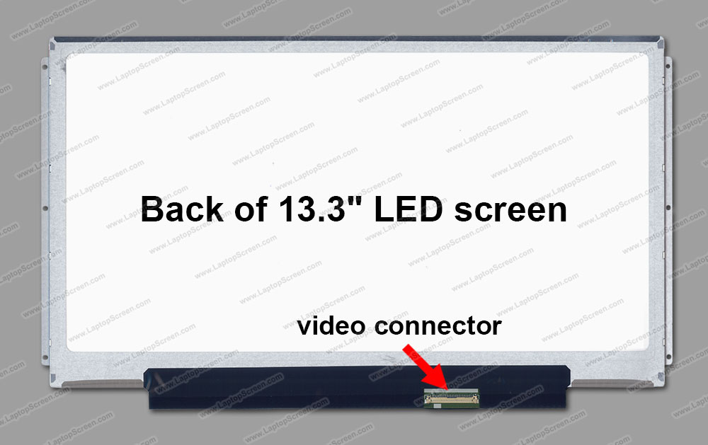 13.3-inch WideScreen (11.3"x7.1") WXGA (1366x768) HD Matte LED LTN133AT16-301