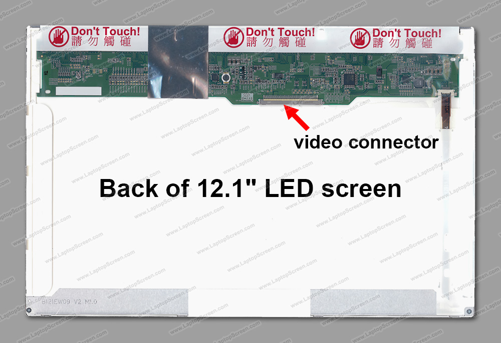 12.1-inch WideScreen (10.2"x6.4") WXGA (1280x800) Glossy LED N121IB-L06