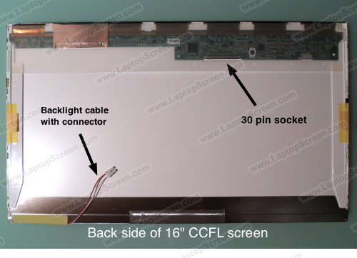 16-inch WideScreen (14"x7.9") WUXGA (1920x1080) Full HD Glossy CCFL 1-Bulb LTN160HT01-101
