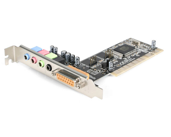 TARJETA SONIDO PCI 4 CANALES EFECTOS AUDIO AC97 3D