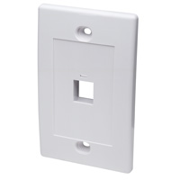 INTELLINET TAPA (FACEPLATE) 1 PERFORACION BLANCO