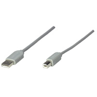 MANHATTAN CABLE USB A-B 1.8M  GRIS