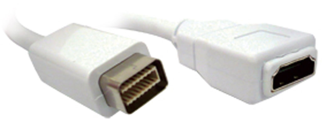 ADAPTADOR MINI DVI MACHO-HDMI HEMBRA