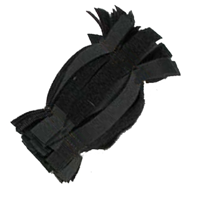 VELCRO DE COLOR NEGRO PAQUETE CON 50 PIEZAS