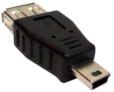 ADAPTADOR USB B HEMBRA A MINI USB