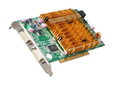 JATON VIDEO-348PCI-Quad GeForce 6200 4 VGA outputs 512MB DDR2 Per GPU 1GB Total Onboard 64-bit PCI Video Card