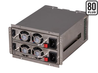 Athena Power AP-RRP4ATX6508 80 PLUS Certified 20+4Pin 2 x 500W Mini Redundant Server Power Supply - OEM