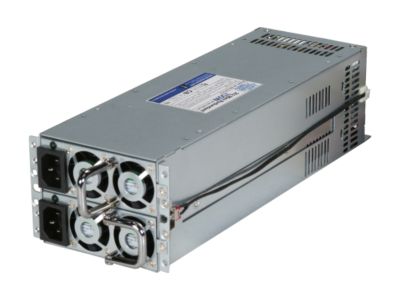Athena Power AP-RRU2ATX70 2U EPS-12V 2 x 700W Mini Redundant Server Power Supply - OEM