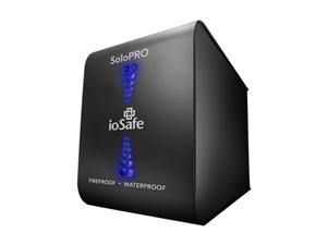 ioSafe SoloPRO 1TB USB 2.0 / eSATA Black Fireproof Waterproof External Hard Drive with 5 Years DRS SH1000GB5YR