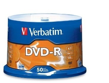 CAMPANA DVD-R VERBATIM ,16X, 4.7GB, 50 PZAS