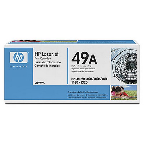 TONER NEGRO P/LASERJET 1160, 1320, REND. 2500 PAGS.