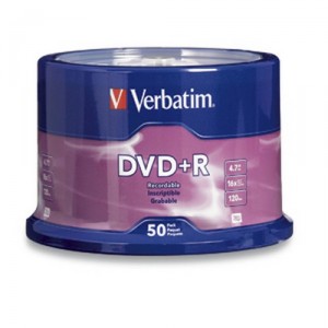 CAMPANA DVD+R VERBATIM, 4.7G 16X, 50 PZAS