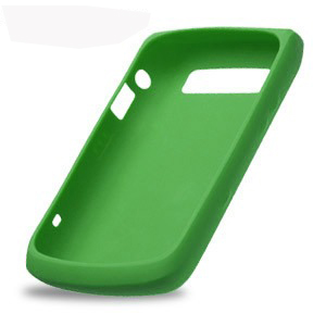 FUNDA DE SILICON PARA BLACKBERRY MOD. 8520 GEMINI COLOR VERDE