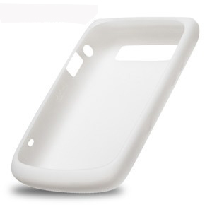 FUNDA DE SILICON PARA BLACKBERRY MOD. 8520 GEMINI BLANCO