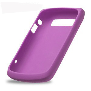 FUNDA DE SILICON PARA BLACKBERRY MOD. 8520 GEMINI COLOR LILA