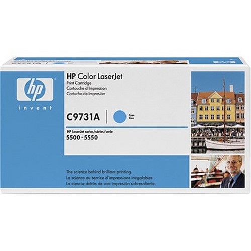 TONER CYAN P/LASERJET COLOR 5500, 5550, REND. 12000 PAGS.