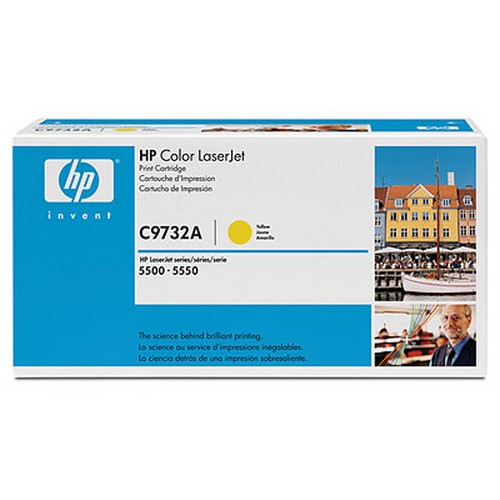 TONER AMARILLO P/LASERJET COLOR 5500, 5550, REND. 12000 PAGS