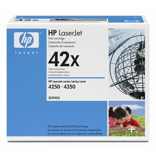 TONER NEGRO P/LASERJET 4250, 4350, REND. 20,000 PAGS.